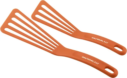 Miniatura 5 de Rachael Ray Utensilios antiadherentes para hornear con agarres antiadherentes con tapa y empuñaduras, 9 x 13 pulgadas, gris y herramientas de cocina