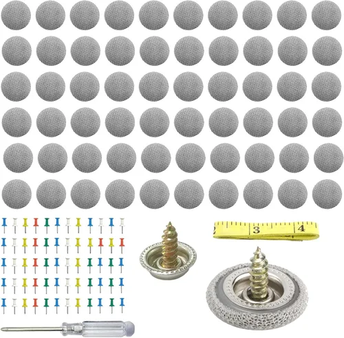 Miniatura 9 de Dickno 60 piezas de kit de reparación para techo de coche, remaches de presión para techo de coche con herramienta de instalación, hebilla