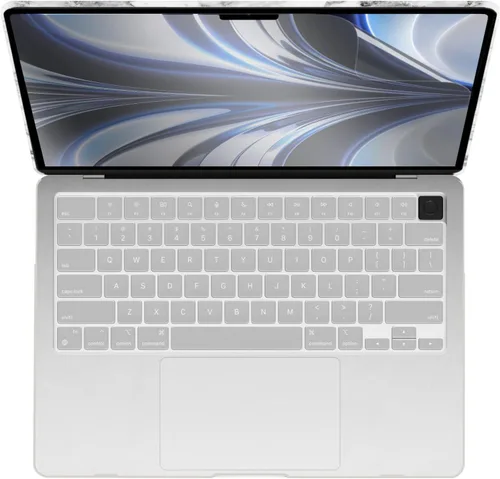 Miniatura 26 de IBENZER Funda para MacBook Air de 13 pulgadas 2026 2025 2024 2023 2022 M4 A3240 M3 A3113 M2 A2681, funda rígida con cubierta de teclado ScreenFilm