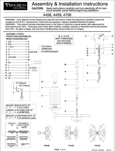 Miniatura 22 de Progress Lighting P4459 Alexa Candelabro de 5 luces, con pantalla de lino, de 20 pulgadas de alto., P4459-09, 100.00watts, 120.00 volts