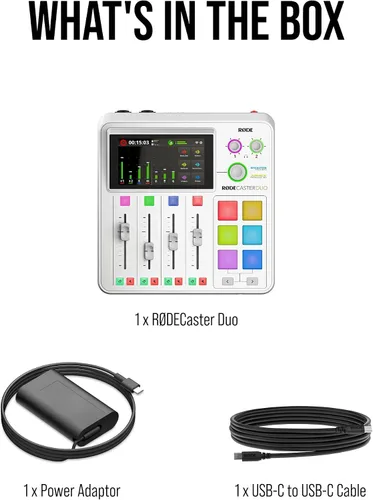 Miniatura 9 de RØDE RØDECaster Duo Compact Solución de producción de audio todo en uno para podcasting, transmisión, producción de música y creación de contenido