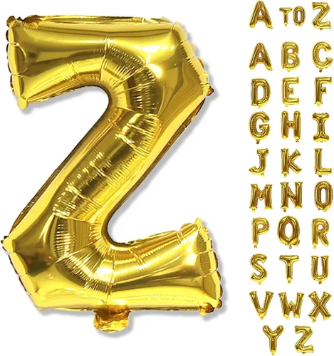 Miniatura 186 de Globo dorado champán con el número 5, globos de aluminio autoinflables grandes de 40 pulgadas del 0 al 9, globo de helio digital 5 dorado claro