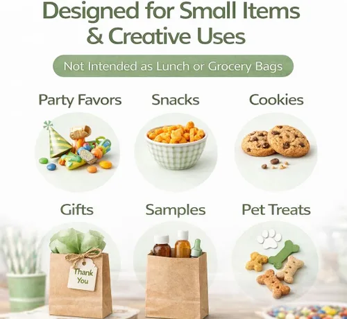 Miniatura 5 de Perfect Stix - Bolsa marrón 2-100 unidades, bolsas de papel marrón de 2 libras - Bolsas marrones - 100 unidades (Paquete de 1)