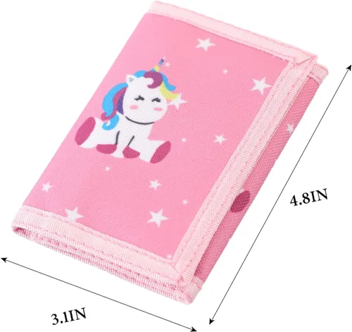 Miniatura 3 de Leyeve wallet,Kids Christmas gifts,Birthday Gifts Wallet,Kids Wallets for Girls,RFID Trifold Canvas Outdoor lovely cartoon Wallet for Kids-Wallet