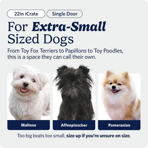 Miniatura 2 de MidWest Homes for Pets - Jaula para perros iCrate de una puerta, mejorada, incluye bandeja a prueba de fugas, patas protectoras de pisos, panel