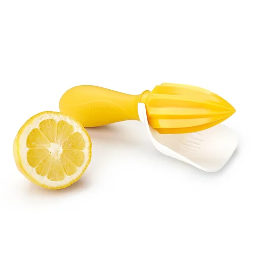 Miniatura 10 de Tovolo Exprimidor manual de cítricos con boquilla de vertido, apto para lavavajillas, exprimidor de prensa de aluminio para limón, lima, naranjas