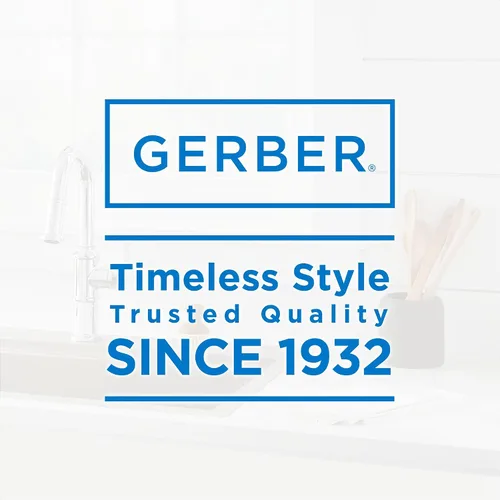 Miniatura 10 de Gerber Kinzie - Grifo de barra pulverizadora extraíble de una sola manija Acero inoxidable