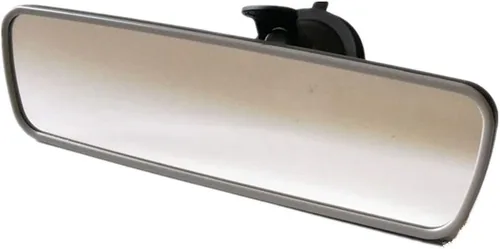 Miniatura 13 de Espejo retrovisor, espejo HD antirreflejo de 9.56 pulgadas, espejo retrovisor universal para interior del automóvil con ventosa ajustable y diseño