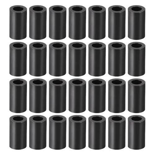 Miniatura 29 de YOKIVE 300 Pcs Black Round Spacer, Not Threaded Washers with High Insulation Effect, Keep Height Consistent, Great for M3 Screws (ABS, 3.2mmx7mmx2mm)