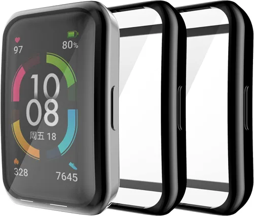Funda protectora de pantalla de cobertura completa compatible con Huawei Honor Band, carcasa protectora de TPU para Huawei Honor Band 6/7, Huawei