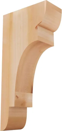 Miniatura 133 de Ekena Millwork COR04X12X12NEB00RWR 4 pulgadas de ancho x 12 pulgadas de profundidad x 12 pulgadas de alto New Brighton Rough Sawn Corbel, cedro rojo