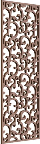 Miniatura 142 de Wheatland Paneles de pared decorativos de madera con calado, 9 3/8 pulgadas de ancho x 24 3/8 pulgadas de alto x 1/4 de alto, nogal