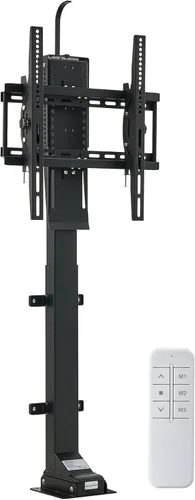 Miniatura 9 de CO-Z Elevador de TV motorizado para televisores de 32 a 70 pulgadas de hasta 600 x 400 VESA, soporte de TV de altura ajustable y soporte de pared