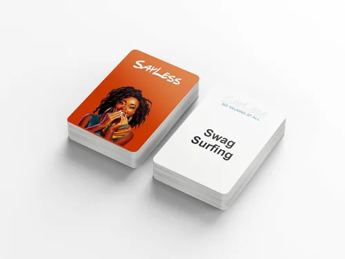 Miniatura 3 de Kinfolk SayLess - El mejor juego familiar para principiantes de fiesta nocturna, estilo tabú, juego de charadas de adivinanzas para risas imparables