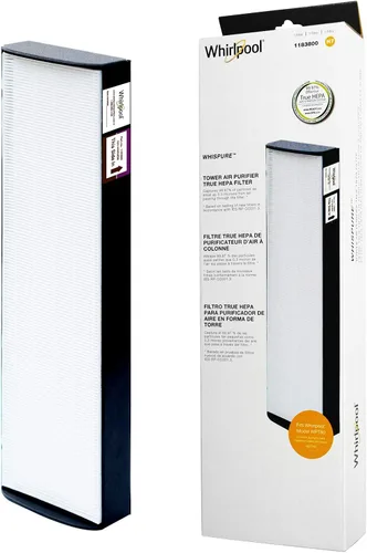 Whirlpool 1183800 - Reemplazo de filtro HEPA auténtico auténtico - apto para purificador de aire portátil torre WPT80 - grande