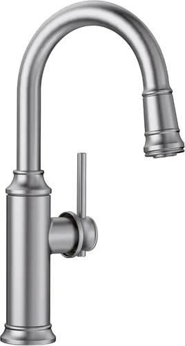 Miniatura 3 de BLANCO Empressa Grifo de barra desplegable 1.5 GPM, negro mate