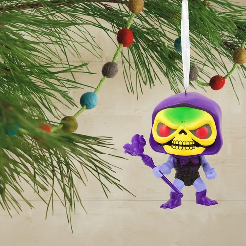 Miniatura 5 de Hallmark Masters of The Universe Skeletor con Armadura de Batalla Funko POP! Adorno Navideño (0003HCM1109)