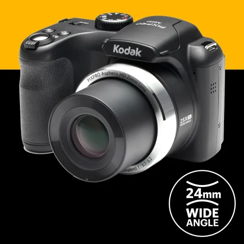 Miniatura 5 de Kodak PIXPRO AZ252 Point & Shoot - Cámara digital con pantalla LCD de 3", color negro