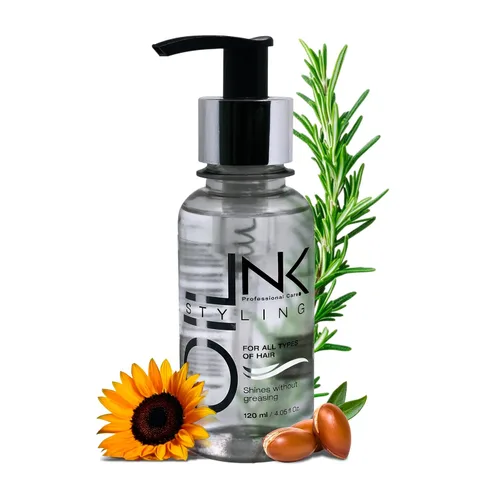 NK Professional Care Aceite de peinado | Silicona de alta tecnología para el cabello | Brilla sin engrasar | Cabello brillante, suave y sedoso | 4.1