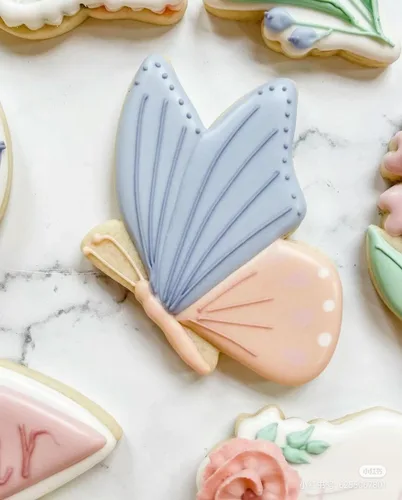 Miniatura 4 de Juego de 3 cortadores de galletas de mariposa, cortador de acero inoxidable para fiestas temáticas, baby shower, boda, primavera, vacaciones