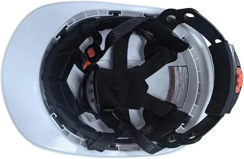 Miniatura 3 de Casco de trabajo de construcción personalizado Casco de seguridad con suspensión de trinquete de 6 puntos con ventilación