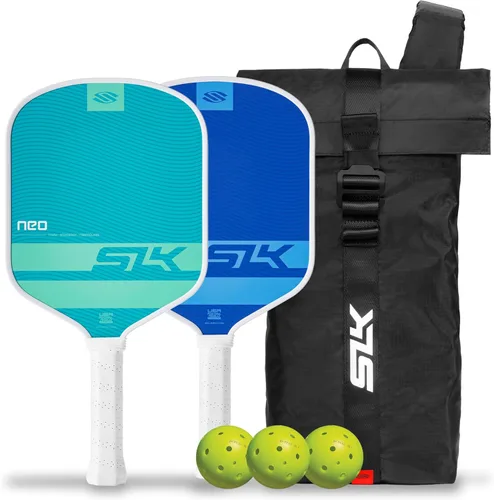 Miniatura 11 de Selkirk Sport SLK - Juego de raquetas de pádel de 2 Diseñadas en los Estados Unidos Elija el juego SLK Neo de grafito, el juego SLK Neo de fibra