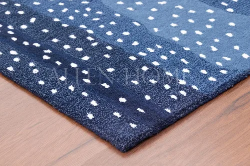 Miniatura 4 de Allen Home - Alfombra decorativa tradicional de lana, adecuada para sala de estar, dormitorio, comedor, 100% lana, respaldo 100% algodón, 3 x 5