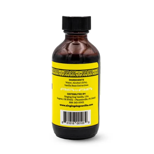 Miniatura 2 de Singing Dog Vanilla Extracto de vainilla pura, 2 onzas líquidas, totalmente natural, sin OMG, sin azúcar, sin maíz, sin alérgenos, instalaciones