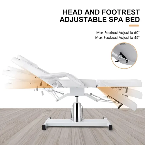 Miniatura 3 de Artist hand Mesa facial hidráulica, silla de tatuaje, cama de masaje ajustable profesional para esteticista, belleza, spa, cama de pestañas