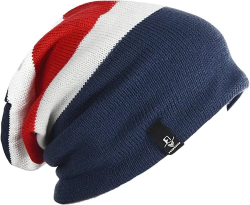 Miniatura 28 de FORBUSITE - Gorro holgado de punto para hombre, de gran tamaño, para verano e invierno B08