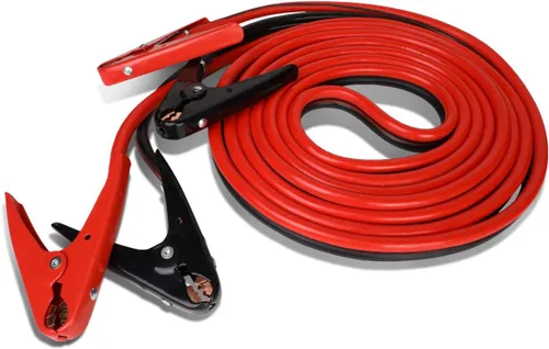 Miniatura 10 de Auto Dynasty Heavy Duty 25 pies 4 Gauge Booster Cable Power Jumper 500 AMP batería de emergencia arranque coche/motocicleta