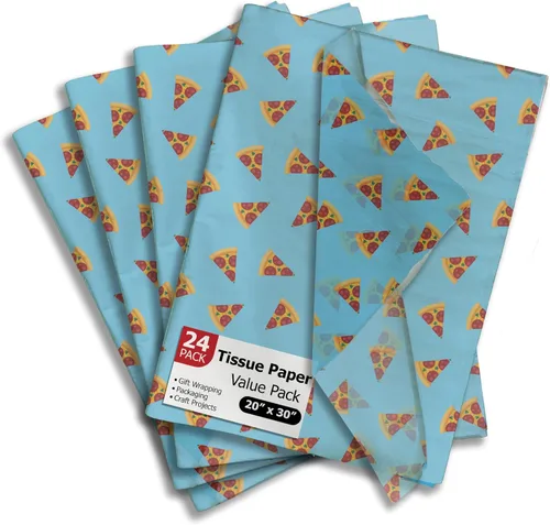 Miniatura 20 de Pro Supply Global Papel de seda impreso con hojas de otoño para bolsas de regalo o cajas y envoltura, papel de seda decorativo de otoño a granel