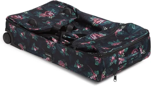 Miniatura 5 de Vera Bradley Equipaje de lona plegable Lighten Up Reactive Xl reciclado para mujer, Follaje de rosas