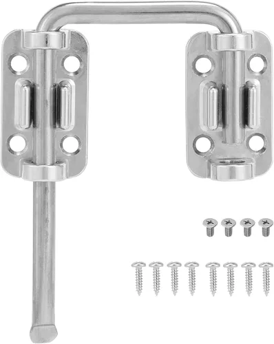Miniatura 7 de HBL' Cerradura para puerta corrediza de vidrio, cerradura de seguridad infantil para puerta corredera de patio y pestillo de bucle, flexible