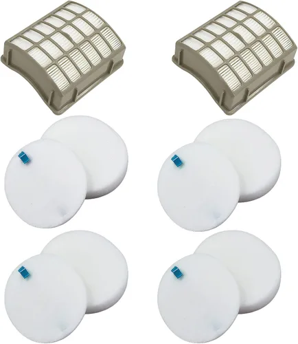 Para Shark Navigator DLX Filter NV60 NV70 NV80 Filtros de repuesto, NV70 26, NV71, NV90, UV420, NV90, 26, NV95, NV80 y NVC80C.4+4 filtros de espuma