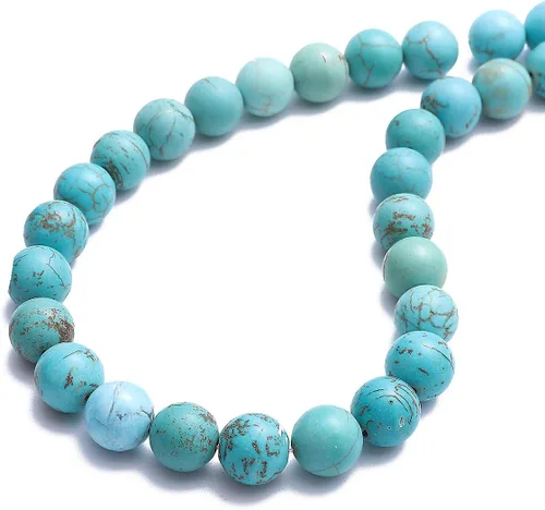 Miniatura 46 de BEADIA Cuentas redondas de piedra natural de jade de amazonita semipreciosas sueltas para hacer joyas 6MM 61PCS Amazonita Jade