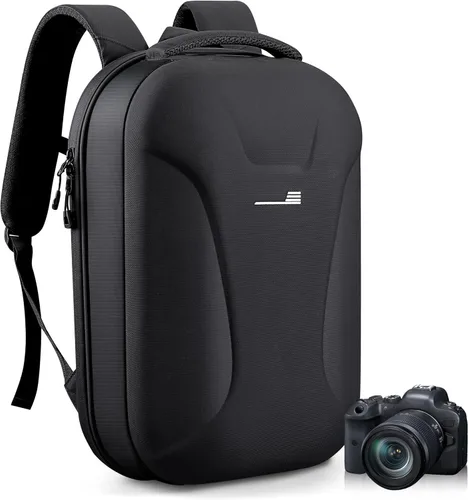 Mochila de cámara para fotógrafo, 22L de gran capacidad, bolsa para cámara digital profesional con compartimento para laptop de 15 pulgadas,