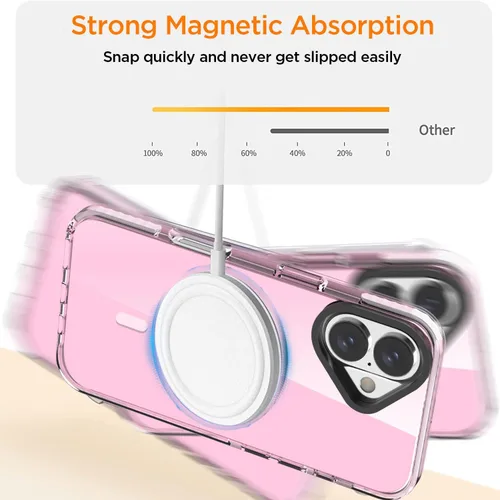 Miniatura 136 de AICase Funda protectora para iPhone 16 compatible con iPhone 16, delgada, ligera, transparente [no amarillenta] Diseño vibrante