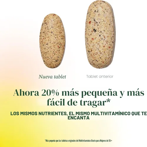 Miniatura 6 de MegaFood Multivitamínico para Mujeres de 55+ Un Multivitamínico Diario para Mujeres con Vitamina D3, C, Zinc y Vitamina B12 y Folato Biodisponibles
