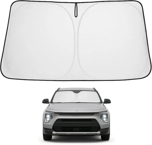 Miniatura 147 de Proadsy Parasol para parabrisas actualizado 2025, ajuste personalizado Dodge RAM 1500 2Dr 2019-2024 2025, 4 capas, plegable, protector de parasol