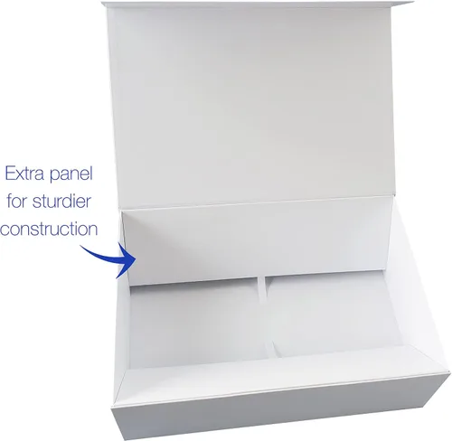 Miniatura 5 de 4 cajas de regalo con tapas de 11.4 x 7.5 x 2 pulgadas, mate, plegable, con cierre magnético, para regalos, padrinos de boda y damas de honor