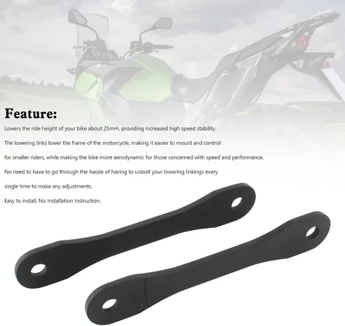 Miniatura 2 de Kit de eslabones de bajada ajustables para Kawasaki VERSYS-X 300 2017-2019, VERSYS-X 250 2017-2019