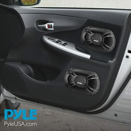 Miniatura 6 de Pyle Altavoces estéreo universales de 3 vías para automóvil, 400 W, 6 x 8 pulgadas, triaxial de alto volumen, audio profesional, altavoz universal