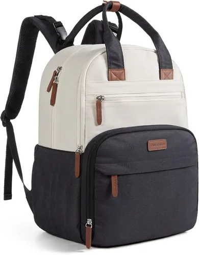 Miniatura 21 de Mommore Mochila para pañales, bolsa de pañales extra grande para 2 niños/gemelos con cambiador para viajes al aire libre, 1-negro, Grande
