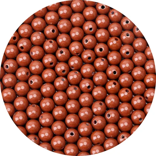 Miniatura 49 de BONNY BOXX 2000 piezas 4 mm cuentas redondas de acrílico de zafiro suave, bolas de plástico de chicle de burbujas, cuentas gruesas de bolas