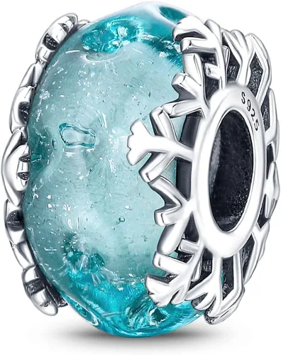Miniatura 49 de Pandach Dijes colgantes de plata de ley 925 para pulseras y collares, dijes colgantes de Madonna con cuentas de girasol, joyería para mujer
