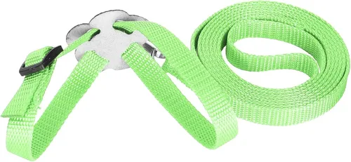 Miniatura 8 de Arnés y correa para pájaros, 47.2 in para mascotas, cuerda de entrenamiento ajustable de nailon antimordeduras para loro volador al aire libre