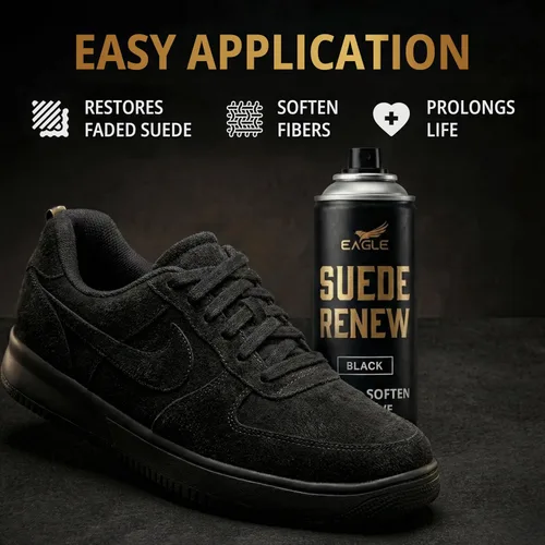 Miniatura 3 de Eagle Spray restaurador de gamuza negra – Restaurador de color ante y nobuck para zapatos, botas y chaquetas, renovar el aerosol para restaurar