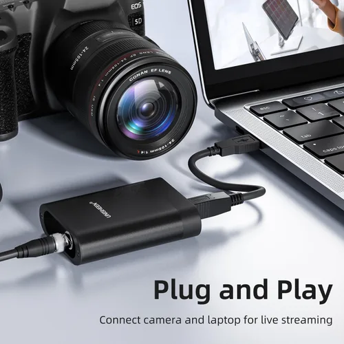 Miniatura 4 de Tarjeta de captura de video SDI-SDI a USB 3.0 1080P60 Dispositivo de captura de video para grabación de video de transmisión de juegos para Windows