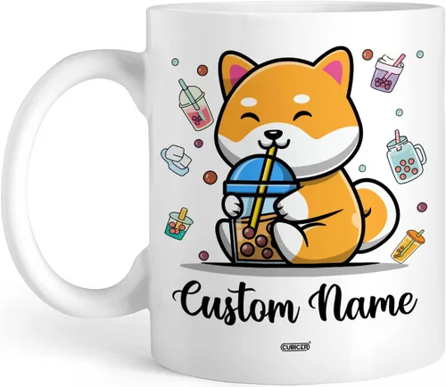 Miniatura 18 de CUBICER Taza de café de cerámica negra personalizada, tazas de béisbol para mamá, con nombre personalizado, tazas grandes, regalos de cumpleaños
